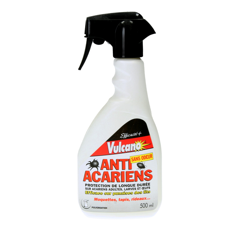 Insecticide ANTI-ACARIENS,  Vulcano - Spray 500 ml