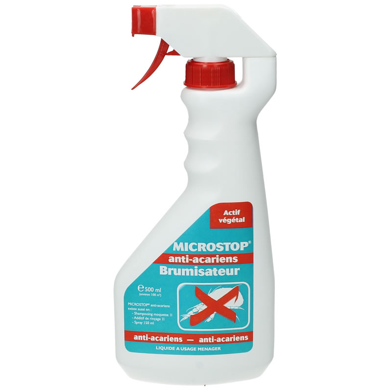 Produit  Anti-acariens MICROSTOP, flacon Brumisateur 500 ml